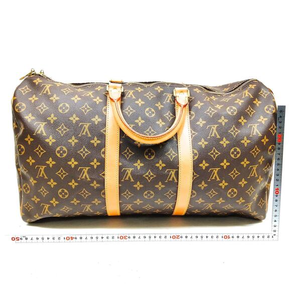 Louis Vuitton Monogram Keepall 50 Boston Bag - Picture 2 of 9
